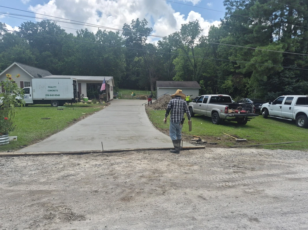 Concrete Driveways by Quality Concrete in Huntsville, AL